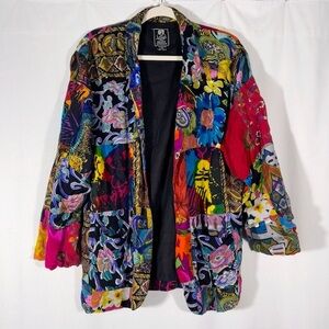 Vintage Short Circuit Patchwork Lightweight Jacket